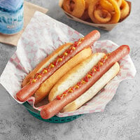 Nathan's Famous 12 inch 3/1 Beef Franks - 30/Case