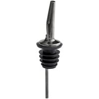 Acopa Black Liquor Pourer with Tapered Speed Jet - 12/Pack