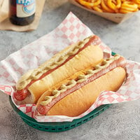 Nathan's Famous 10 inch 4/1 Beef Franks - 40/Case