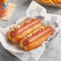 Nathan's Famous 6 inch 5/1 Beef Franks - 50/Case