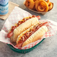 Nathan's Famous 10 inch 5/1 Beef Franks - 150/Case