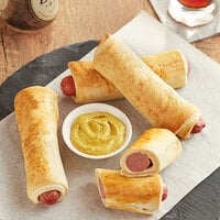 Nathan's Famous 6 inch Beef Pretzel Dogs - 42/Case