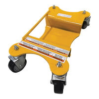 Vestil 18 1/16" x 11 13/16" Yellow Steel Pallet Rack Lifting Dollies PRRJ-DOL - 1,000 lb. Capacity - 2/Pack
