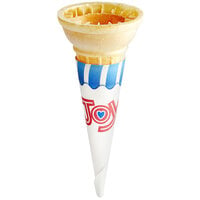 JOY #1 Pointed Bottom Jacketed Cake Cone Dispenser Pack - 1056/Case