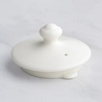 RAK Porcelain Rondo Ivory Porcelain Lid for 11.9 oz. Coffee Pot - 12/Case