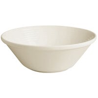 RAK Porcelain Rondo 24.7 oz. Ivory Embossed Porcelain Stackable Bowl - 12/Case