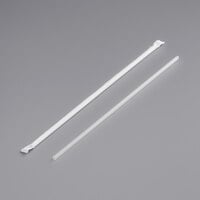 Choice 12" Jumbo Clear Wrapped Straw - 2000/Case