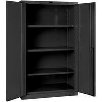 Hallowell DuraTough 21" x 36" x 60" Gray Heavy-Duty 3-Shelf Storage Cabinet HW6SC6160-3CL