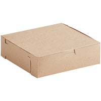 8 inch x 8 inch x 2 1/2 inch Kraft Pie / Bakery Box - 250/Bundle