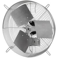 TPI 12 inch 3-Speed Wall-Mounted Direct Drive Exhaust Fan CE12D - 825 CFM, 1560 RPM, 120V, 1 Phase