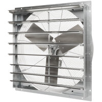 TPI 14 inch 3-Speed Shutter-Mounted Direct Drive Exhaust Fan CE14DS - 1520 CFM, 1660 RPM, 120V, 1 Phase