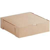 10 inch x 10 inch x 3 inch Kraft Pie / Bakery Box - 200/Bundle