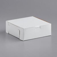 7 inch x 7 inch x 2 1/2 inch White Pie / Bakery Box - 250/Bundle
