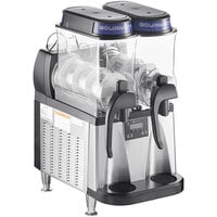 Bunn 58000.0015 Ultra NX Black and Stainless Steel Double 3 Gallon Slushy Machine - 120V