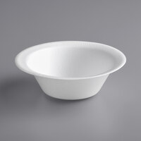 12 oz. White Non-Laminated Round Foam Bowl - 1000/Case
