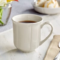 Acopa Brown Bell Shaped 7 oz. Stoneware Coffee Mug - 12/Pack