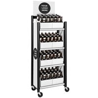 IRP Customizable Signature Series Mini Rack with Casters, Slanted Racks, and Graphics 6751044