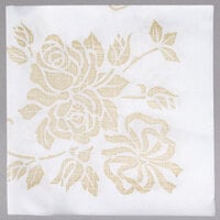 Hoffmaster 125046 17" x 17" Gold Prestige 1/4 Fold Linen-Like Dinner Napkin - 300/Case