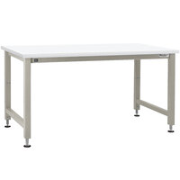 BenchPro Adams Series 36" x 72" Formica Laminate Top Adjustable Hydraulic Workbench with Gray Frame AEFES3672