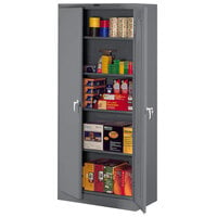 Tennsco 24" x 36" x 78" Dark Gray Deluxe Storage Cabinet