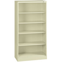 Tennsco 18 inch x 36 inch x 72 inch Putty Standard Open-Style Storage Cabinet - Assembled OS7218-CPY