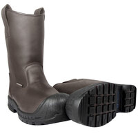 Genuine Grip 6400 Wellinton Men's Size 13 Medium Width Brown Waterproof Composite Toe Non-Slip Boot