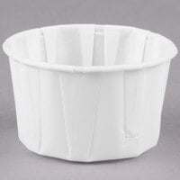 Solo 325 3.25 oz. White Paper Souffle / Portion Cup - 250/Pack