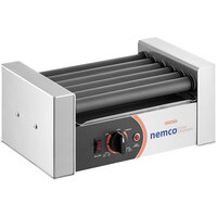 Nemco 8018SX Hot Dog Roller Grill with GripsIt Non-Stick Coating - 18 Hot Dog Capacity (120V)