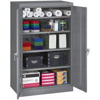 Tennsco 24" x 36" x 60" Dark Gray Standard Storage Cabinet