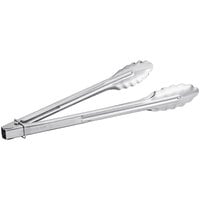 Choice 12" Stainless Steel Utility Tongs