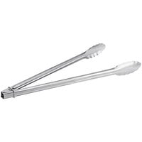 Choice 16" Heavy-Duty Stainless Steel Utility Tongs