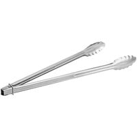 Choice 16 inch Stainless Steel Utility Tongs