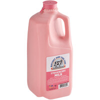 Maplehofe Dairy Strawberry Milk 1/2 Gallon - 9/Case