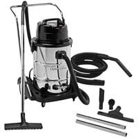 Powr-Flite PF57 20 Gallon Stainless Steel Dual Motor Wet / Dry Vacuum with Toolkit