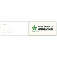 1 1/2 inch x 6 inch Customizable Tamper Evident Cannabis Label - 250/Roll