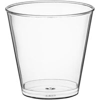 Choice Clear Plastic Shot Glass 1.5 oz. - 1000/Case