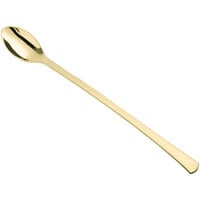Visions 6" Gold Plastic Tasting Spoon - 400/Box