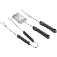 Mr. Bar-B-Q 3-Piece Barbeque Tool Set with Spatula, Fork, and Tongs 02854YNST