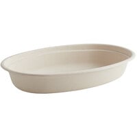 World Centric 32 oz. Compostable Fiber Burrito Bowl - 300/Case