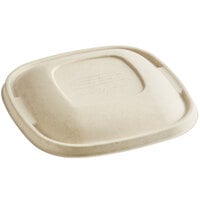 World Centric 24-48 oz. Compostable Fiber Lid - 400/Case