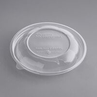 World Centric Clear Dome PLA Lid for 16 oz. Deli Bowl - 450/Case