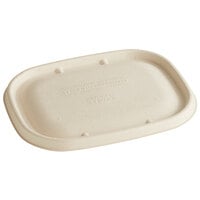 World Centric 20-48 oz. Compostable Fiber Lid - 400/Case