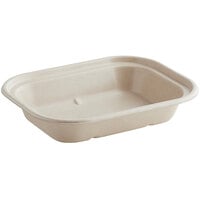 World Centric 17 oz. PLA Lined Compostable Fiber Container - 400/Case