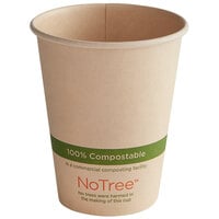 World Centric NoTree 8 oz. Natural Paper Hot Cup - 1000/Case