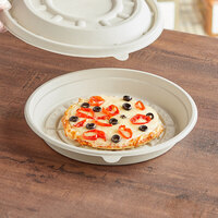 World Centric 8 inch Compostable Fiber Round Pizza Container Base Only - 200/Case