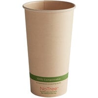 World Centric NoTree 20 oz. Natural Compostable Paper Hot Cup - 1000/Case