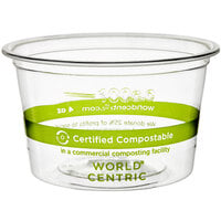 World Centric 4 oz. Compostable PLA Clear Portion Cup - 1000/Case