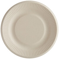World Centric 6 inch Round Compostable Fiber Plate - 1000/Case