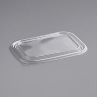 World Centric 36-60 oz. Clear Compostable PLA Lid - 400/Case