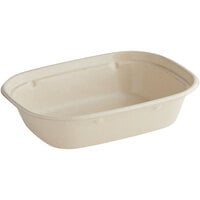 World Centric 32 oz. PLA Lined Compostable Fiber Box - 400/Case